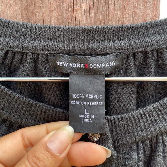 NEW YORK & CO | Women’s Black Cardigan - Picture 3 of 6